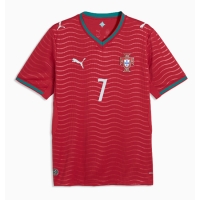 Camiseta Portugal Cristiano Ronaldo #7 Primera Equipación Replica Mundial 2026 mangas cortas